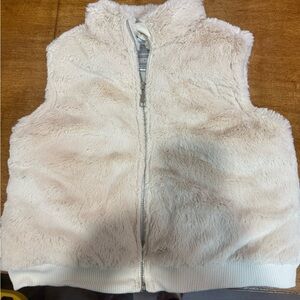 Rachel Zoe Plush Cream Vest
